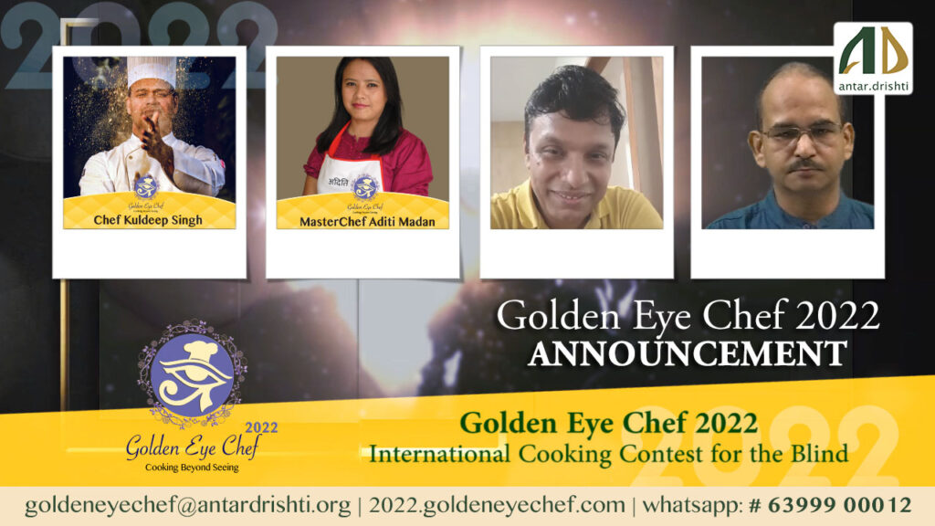 International Cooking Contest for the Blind, Golden Eye Chef 2022, begins.