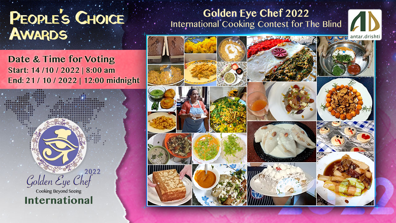 People's Choice Award Poster for Golden Eye Chef 2022