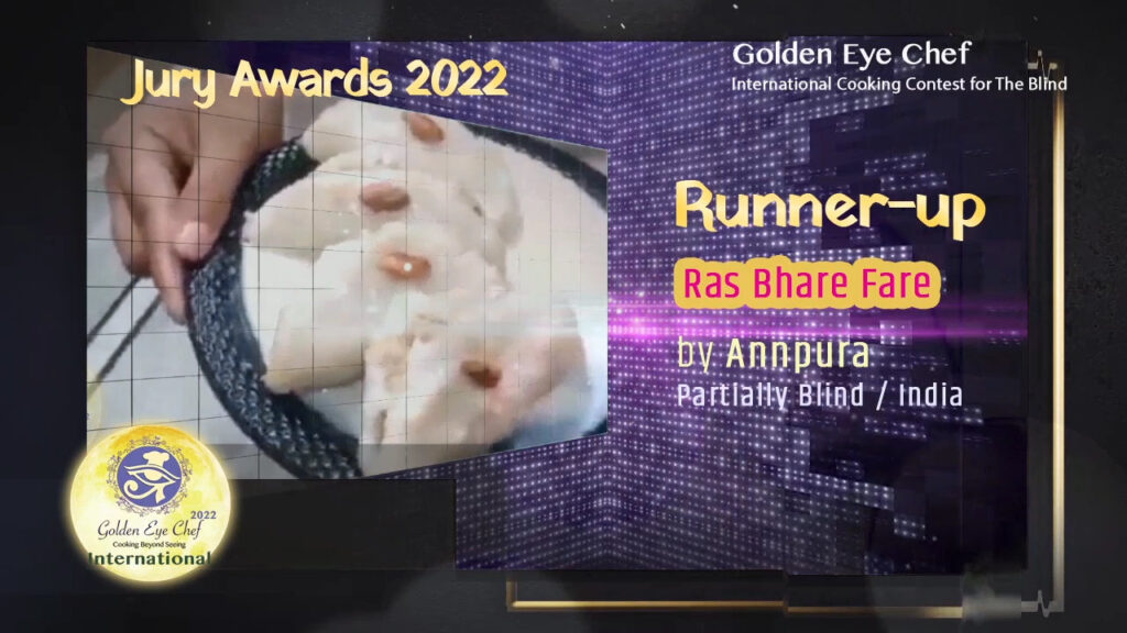 Jury Awards | Runner-up - Partially Blind, Golden Eye Chef 2022