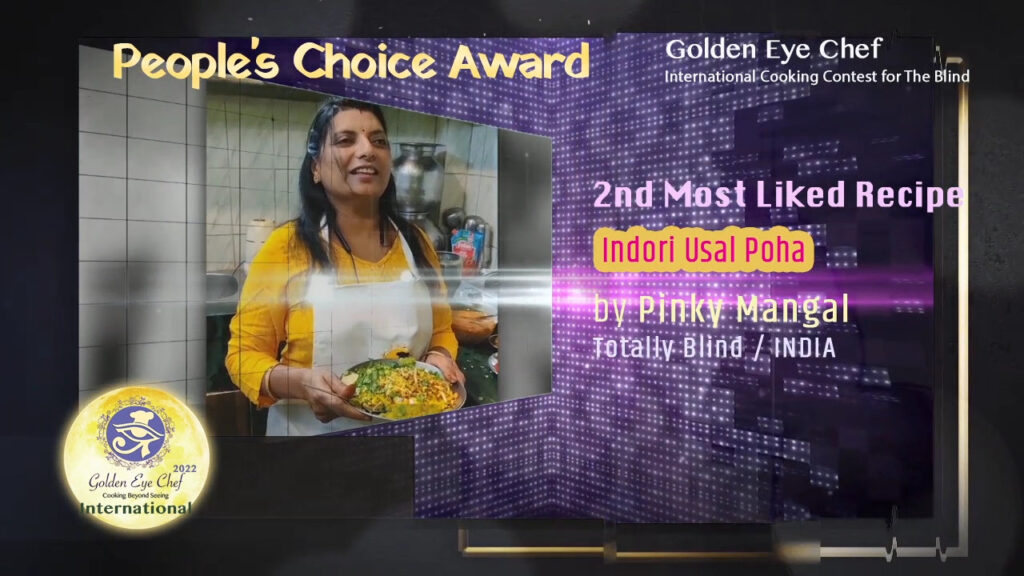 People's Choice Award - 2nd Most Liked Recipe - Golden Eye Chef 2022