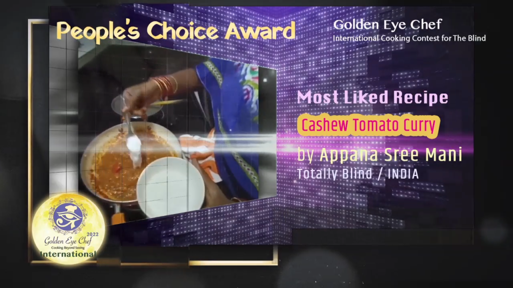 People's Choice Awards - Most Liked Recipe